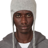 The Logo Mohair Bonnet Beanie White Grey available online with global shipping, and in PAM Stores Melbourne and Sydney.