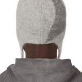 The Logo Mohair Bonnet Beanie White Grey available online with global shipping, and in PAM Stores Melbourne and Sydney.