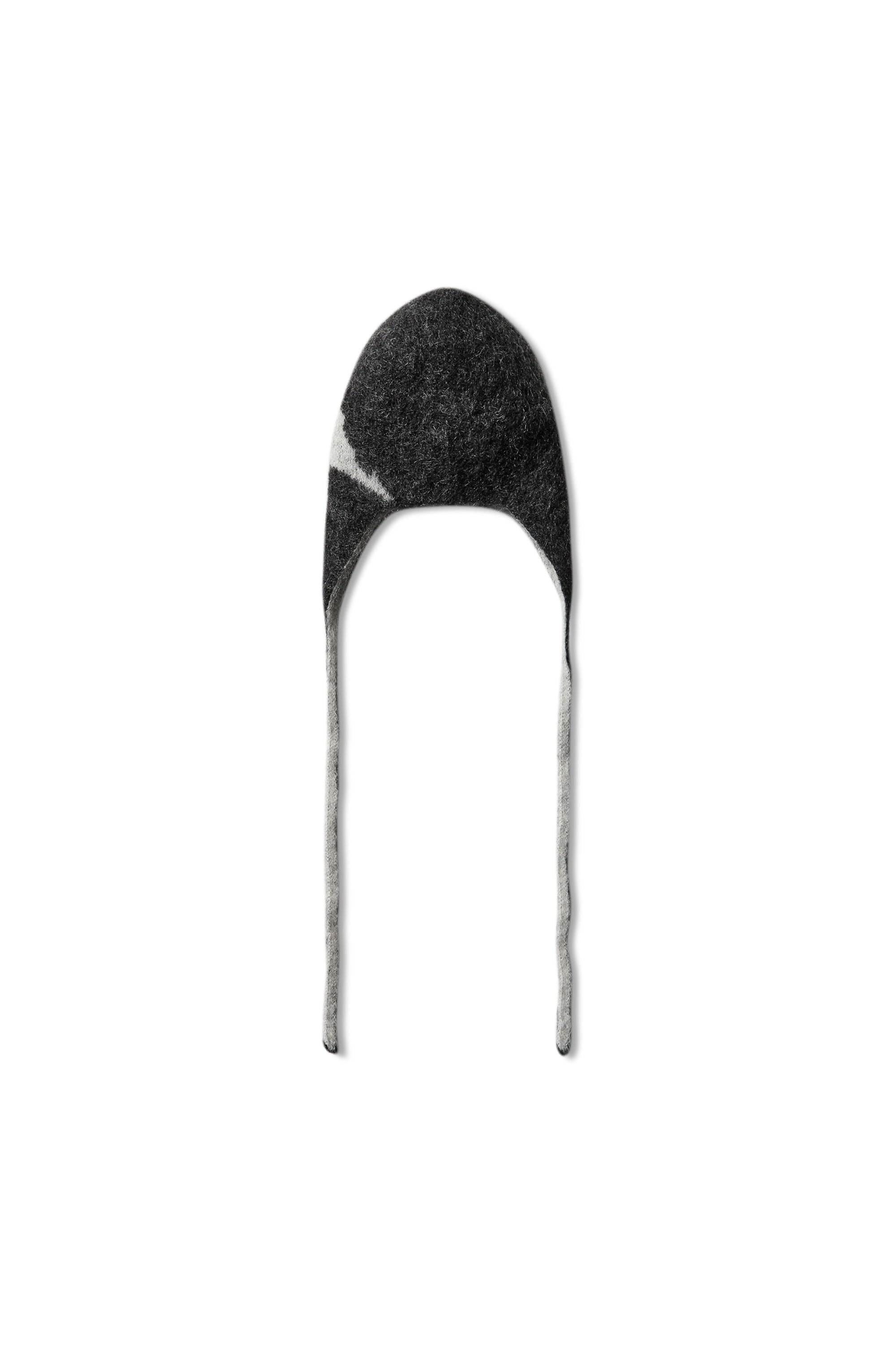 The Logo Mohair Bonnet Beanie Black White available online with global shipping, and in PAM Stores Melbourne and Sydney.