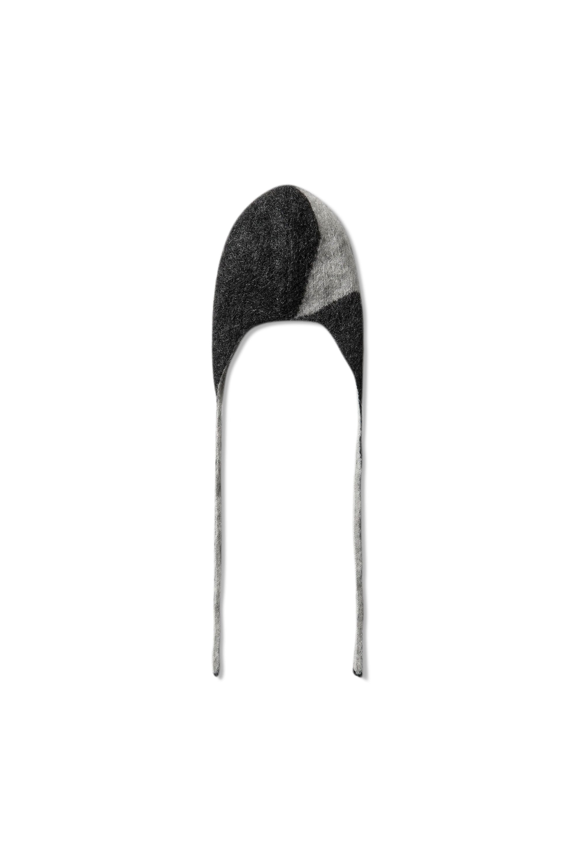 The Logo Mohair Bonnet Beanie Black White available online with global shipping, and in PAM Stores Melbourne and Sydney.