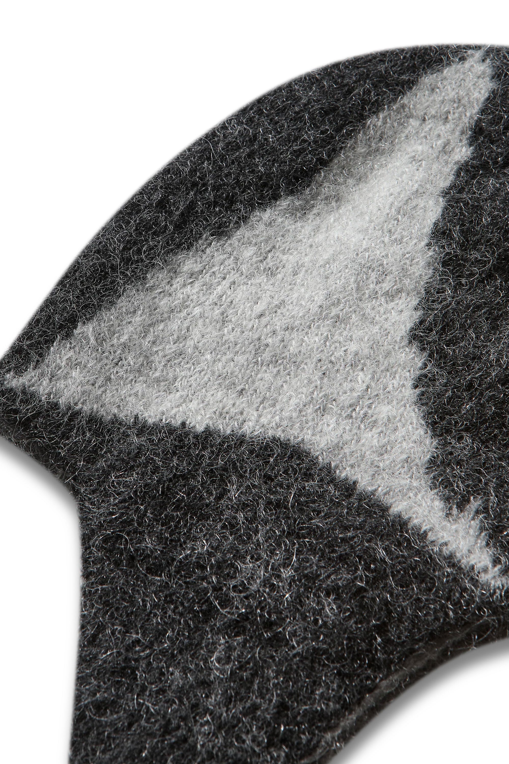 The Logo Mohair Bonnet Beanie Black White available online with global shipping, and in PAM Stores Melbourne and Sydney.