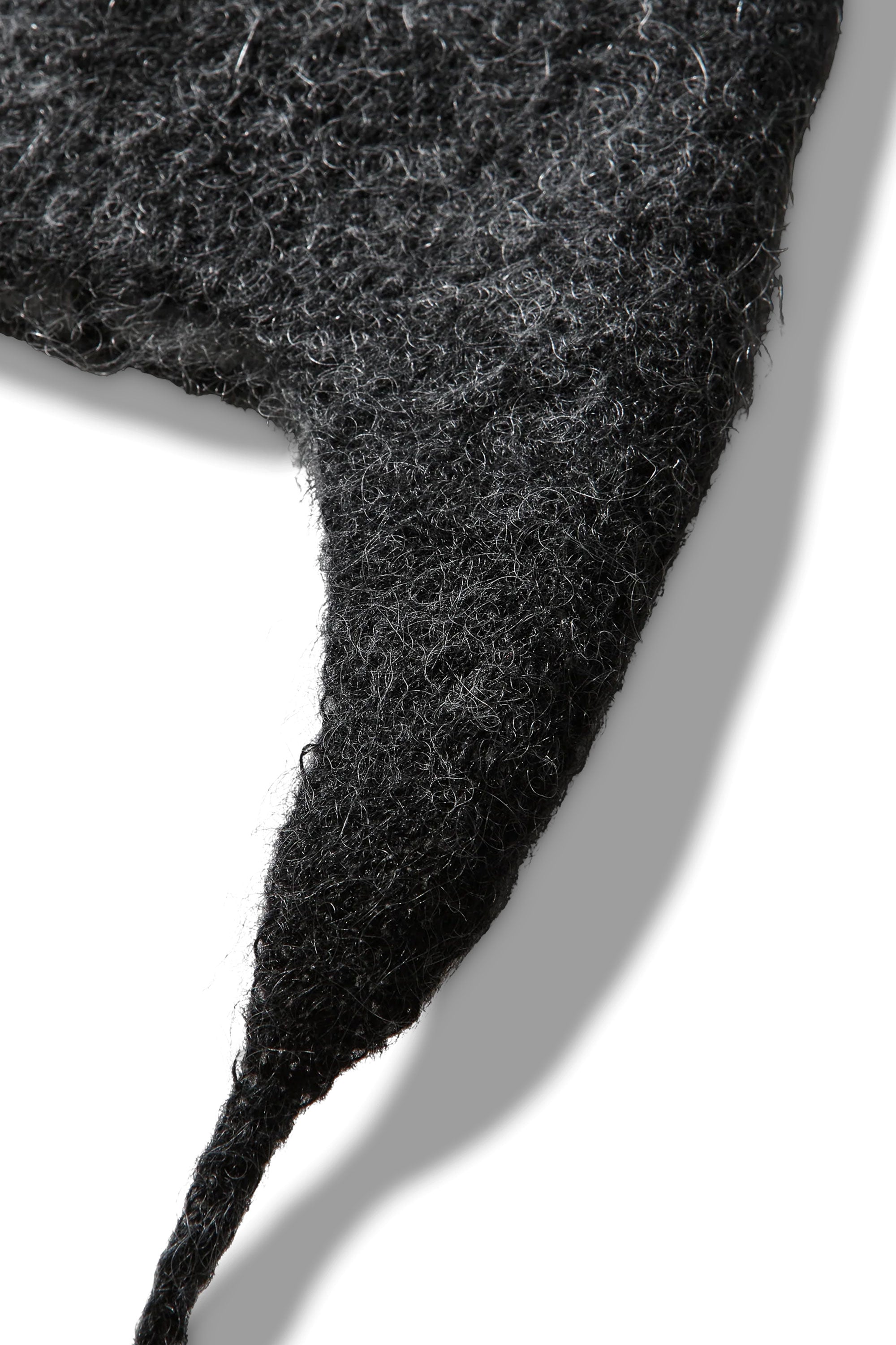 The Logo Mohair Bonnet Beanie Black White available online with global shipping, and in PAM Stores Melbourne and Sydney.