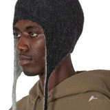 The Logo Mohair Bonnet Beanie Black White available online with global shipping, and in PAM Stores Melbourne and Sydney.