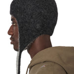 The Logo Mohair Bonnet Beanie Black White available online with global shipping, and in PAM Stores Melbourne and Sydney.