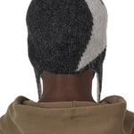 The Logo Mohair Bonnet Beanie Black White available online with global shipping, and in PAM Stores Melbourne and Sydney.