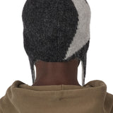 The Logo Mohair Bonnet Beanie Black White available online with global shipping, and in PAM Stores Melbourne and Sydney.