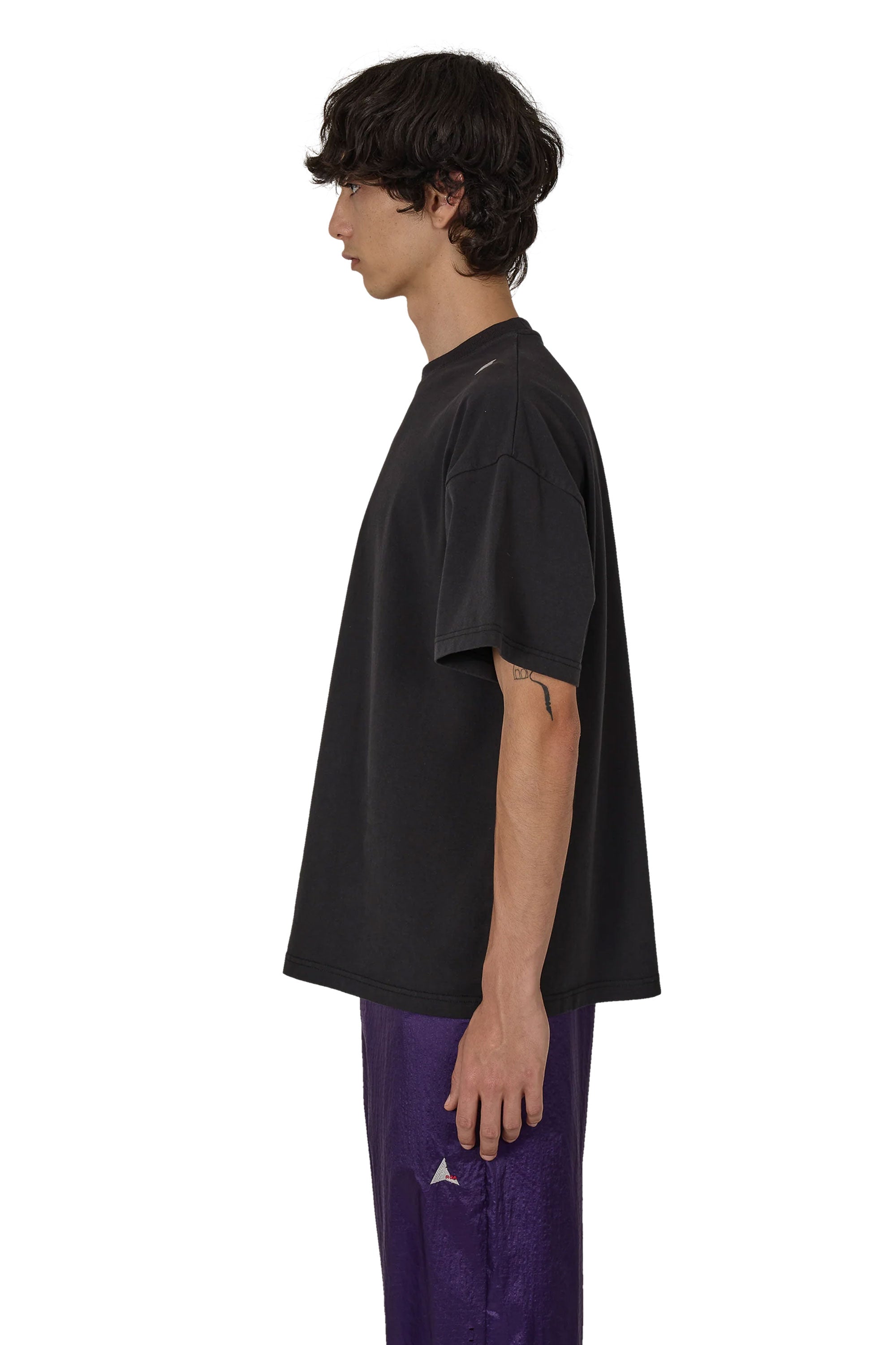 The SS26 Logo T-Shirt Washed Black available online with global shipping, and in PAM Stores Melbourne and Sydney.