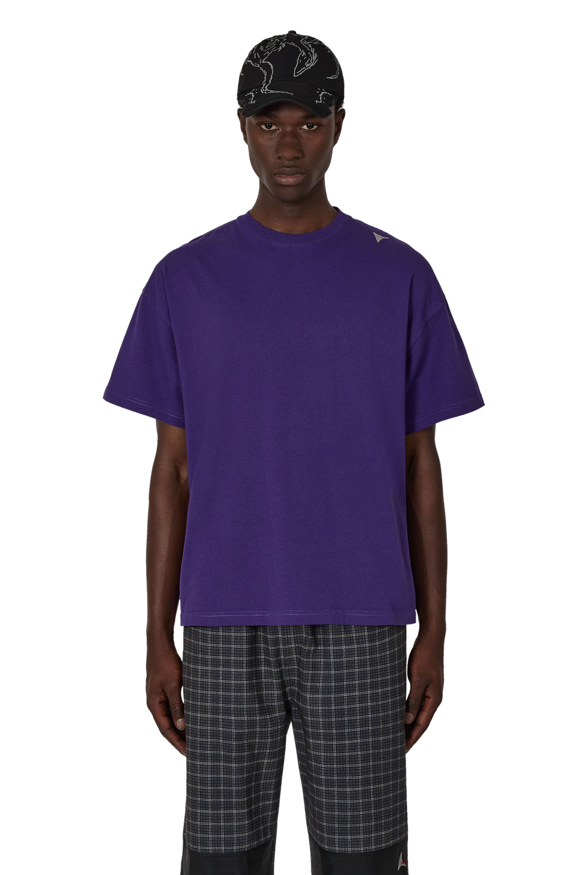 The SS26 Logo T-Shirt Washed Purple available online with global shipping, and in PAM Stores Melbourne and Sydney.