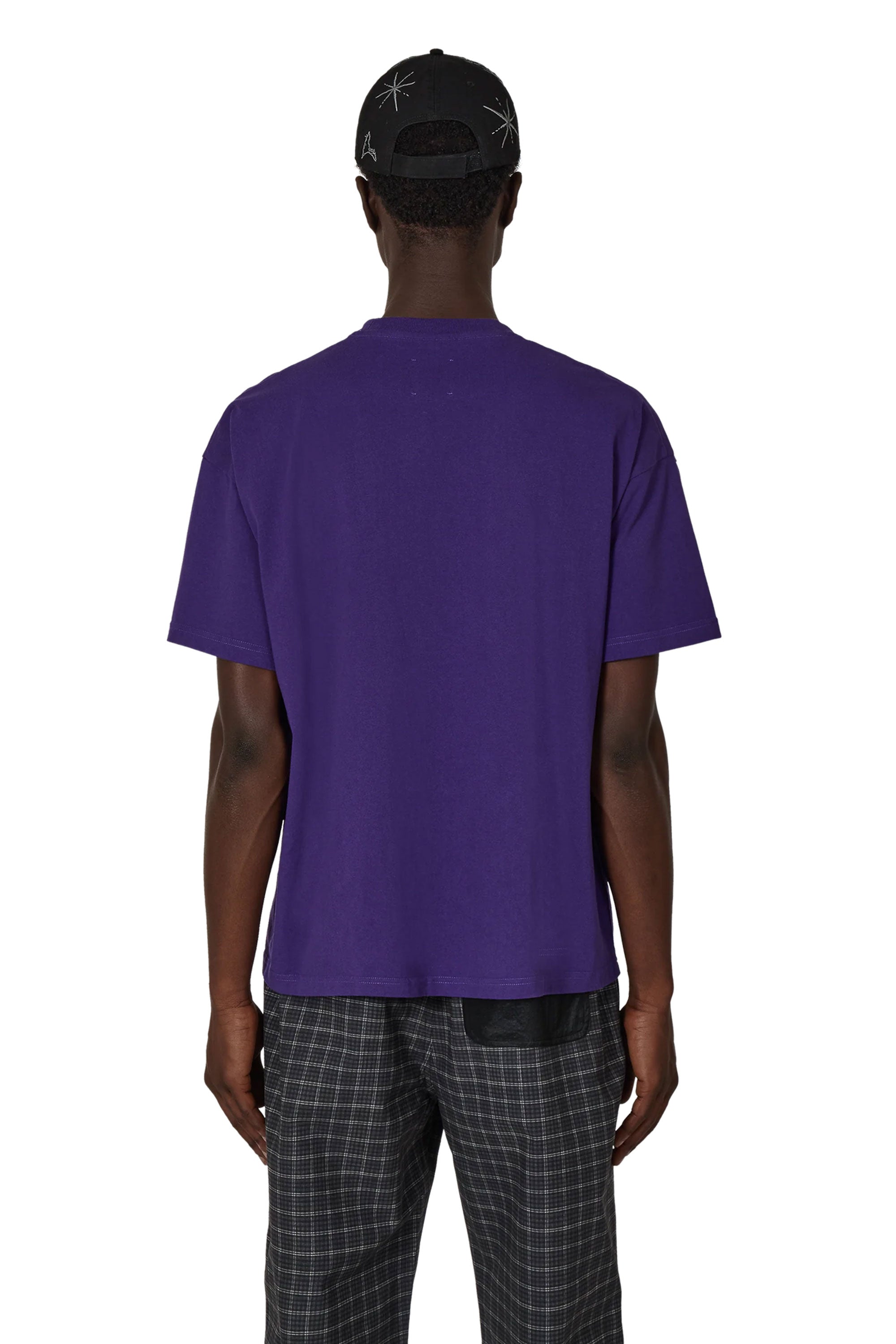 The SS26 Logo T-Shirt Washed Purple available online with global shipping, and in PAM Stores Melbourne and Sydney.