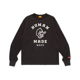 DUCK GRAPHIC L/S T-SHIRT AW26 BLACK