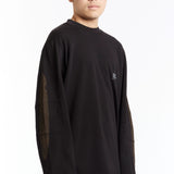 The ROA - BLACK LONGSLEEVE GRAPHIC T-SHIRT  available online with global shipping, and in PAM Stores Melbourne and Sydney.