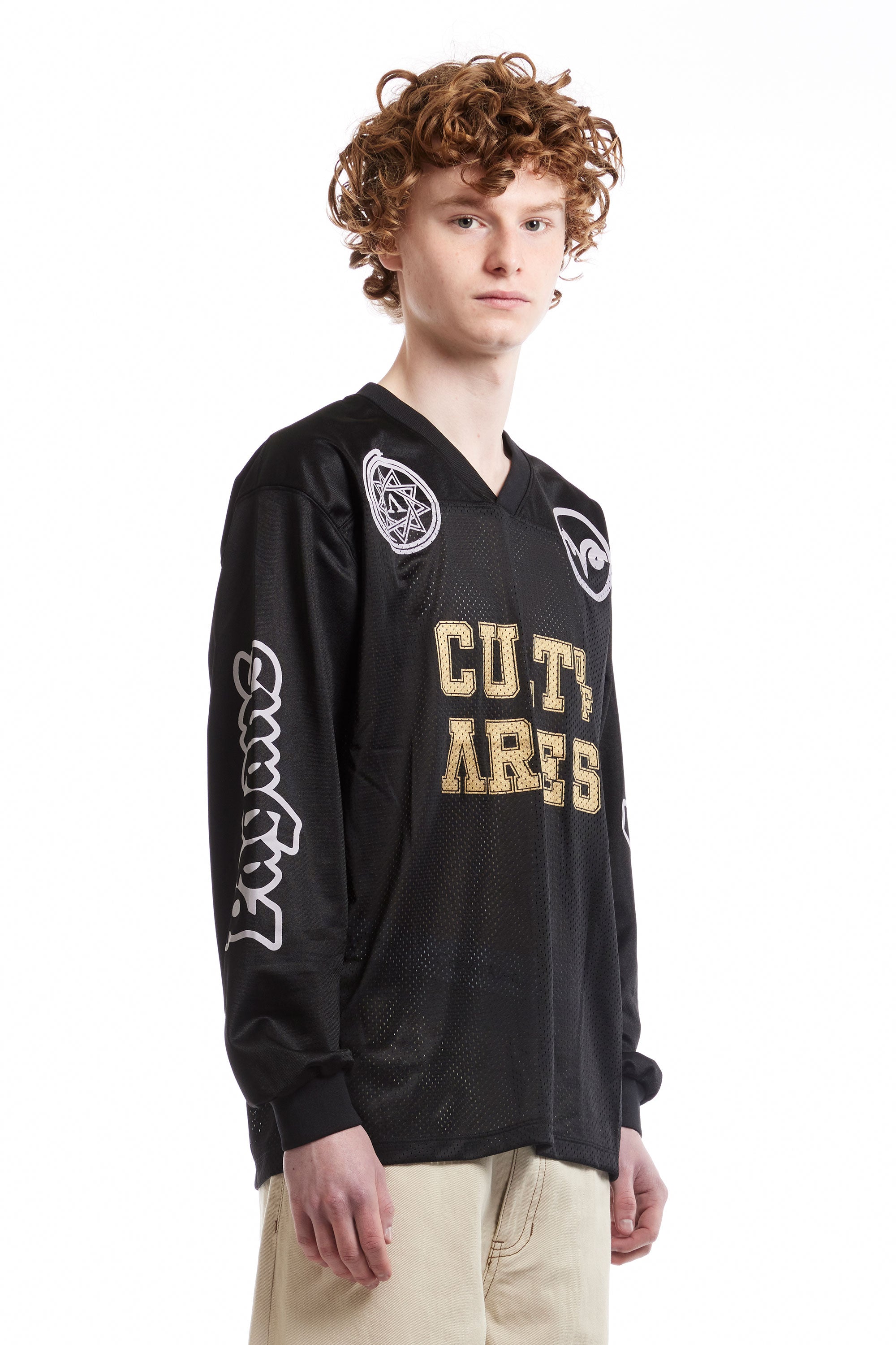 The CULT LEADER AIRTEX LS TEE BLACK  available online with global shipping, and in PAM Stores Melbourne and Sydney.