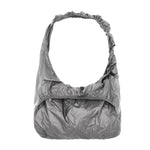 The Laki Packable Knot Bag Silver available online with global shipping, and in PAM Stores Melbourne and Sydney.