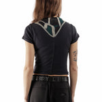 The ECKHAUS LATTA - LAPPED BABY TEE PORCUPINE available online with global shipping, and in PAM Stores Melbourne and Sydney.