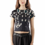 The ECKHAUS LATTA - LAPPED BABY TEE PORCUPINE available online with global shipping, and in PAM Stores Melbourne and Sydney.