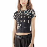 The ECKHAUS LATTA - LAPPED BABY TEE PORCUPINE available online with global shipping, and in PAM Stores Melbourne and Sydney.