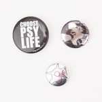 The CHOOSE BADGE PACK available online with global shipping, and in PAM Stores Melbourne and Sydney.
