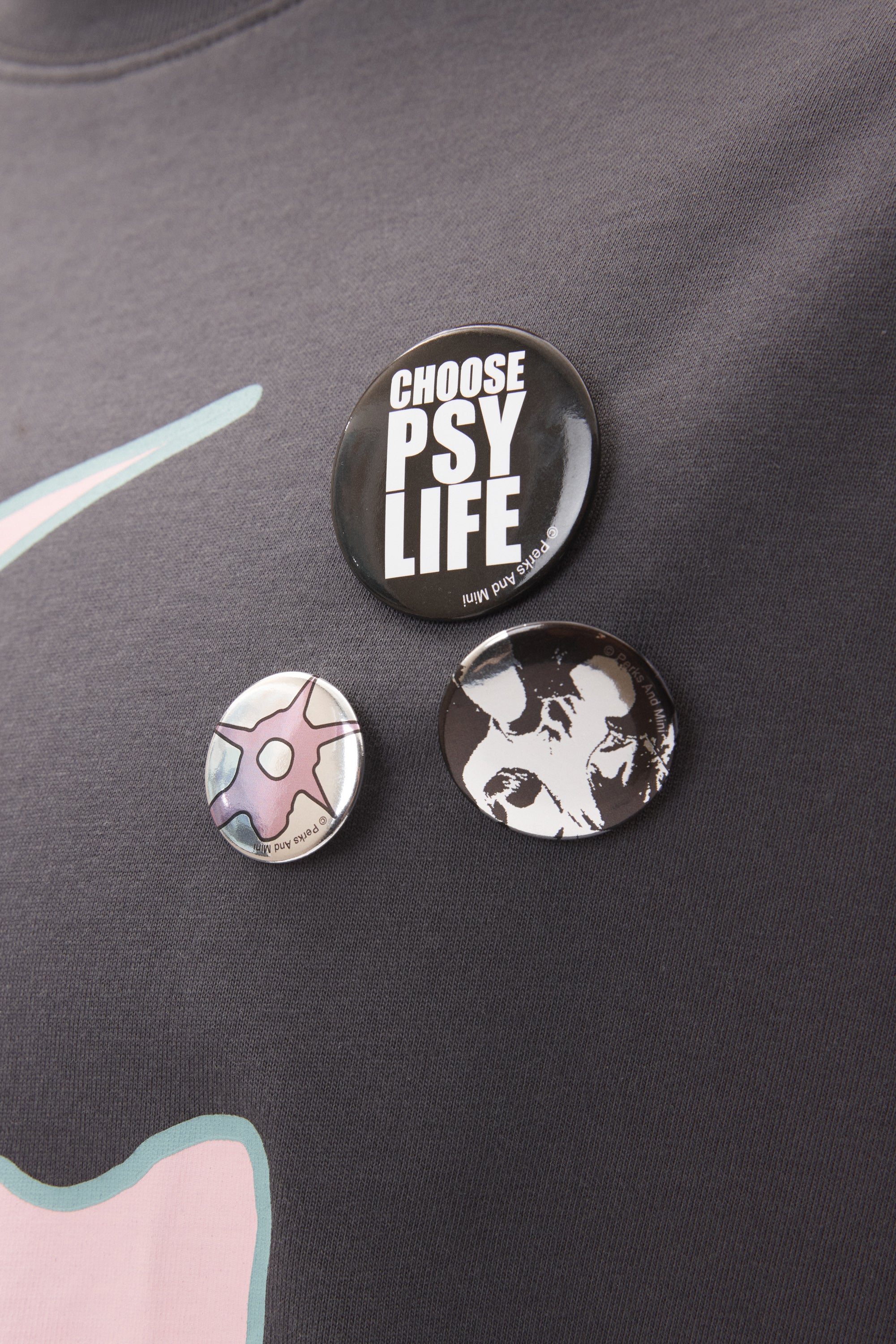 The CHOOSE BADGE PACK available online with global shipping, and in PAM Stores Melbourne and Sydney.