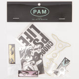 The PSY LIFE STICKER PACK available online with global shipping, and in PAM Stores Melbourne and Sydney.