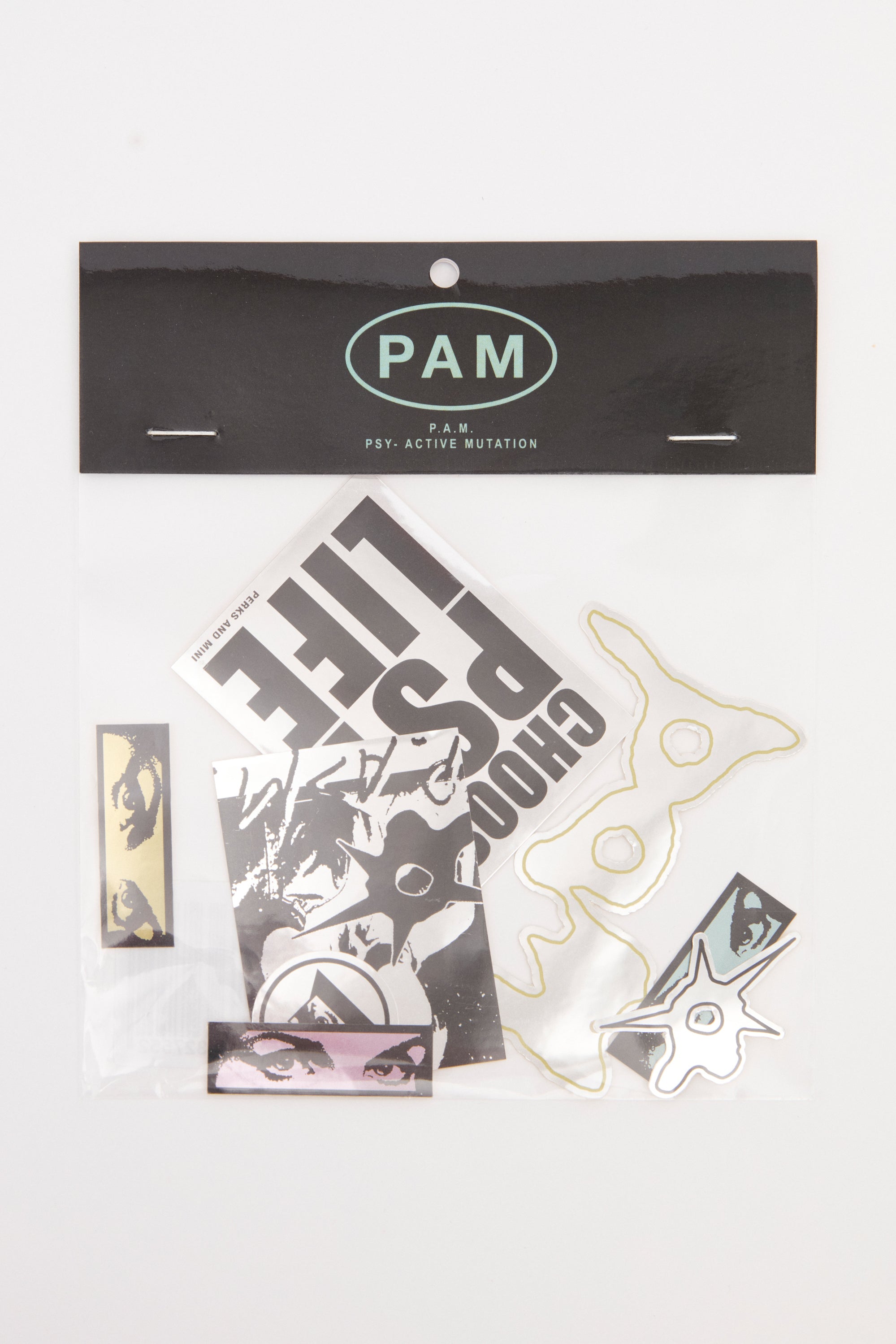 The PSY LIFE STICKER PACK available online with global shipping, and in PAM Stores Melbourne and Sydney.