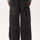 RATCHET WIDE LEG JEANS