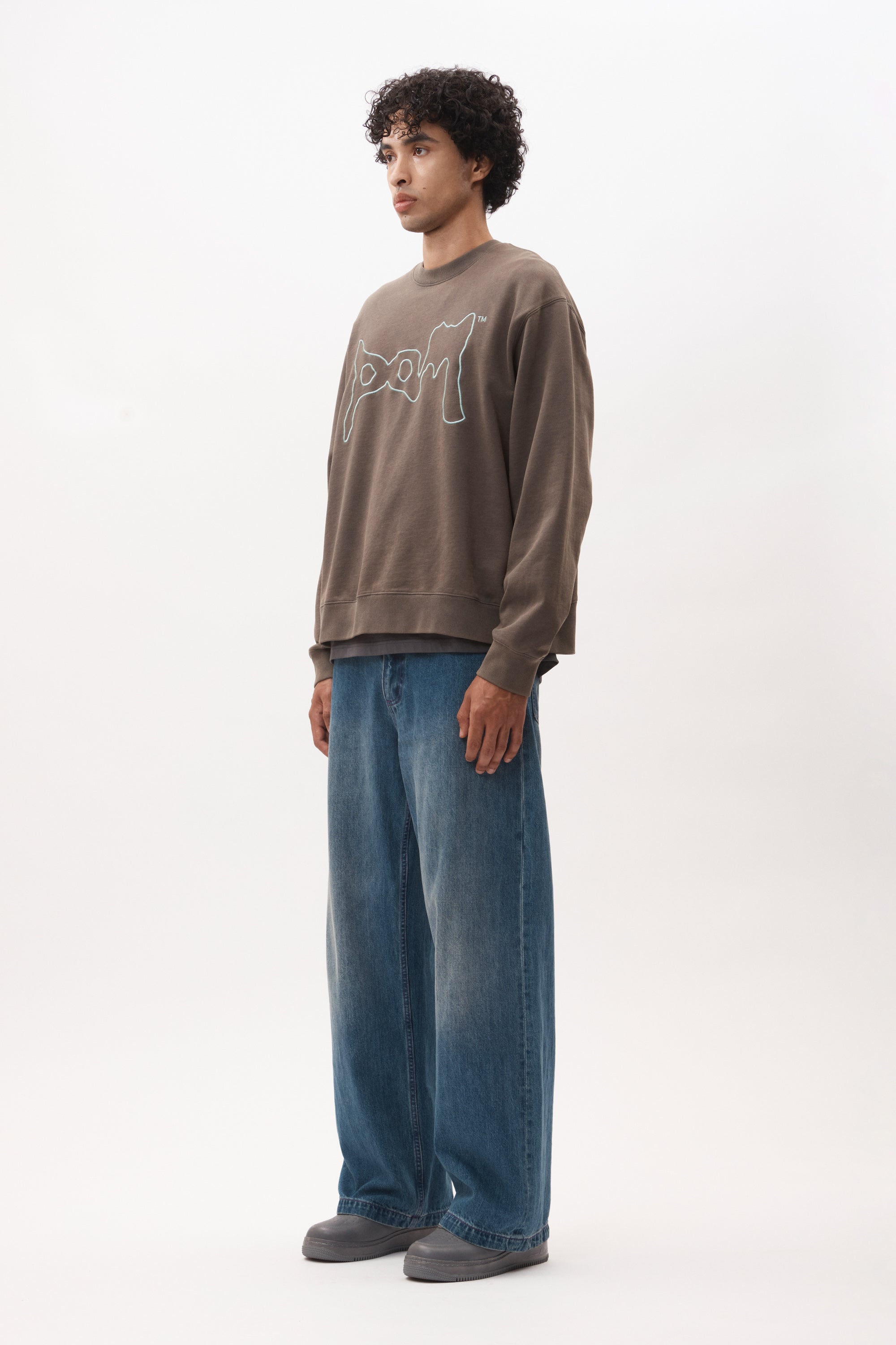 The PAMPAS CREWNECK SWEAT available online with global shipping, and in PAM Stores Melbourne and Sydney.