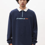 The HOWL HALF ZIP RUGBY TOP available online with global shipping, and in PAM Stores Melbourne and Sydney.