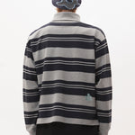 The LINES IN TIME STRIPE MOCK NECK LS TOP available online with global shipping, and in PAM Stores Melbourne and Sydney.