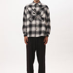 The ALIEN KISS CHECK OVER SHIRT available online with global shipping, and in PAM Stores Melbourne and Sydney.