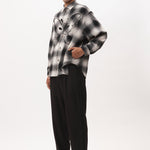 The ALIEN KISS CHECK OVER SHIRT available online with global shipping, and in PAM Stores Melbourne and Sydney.