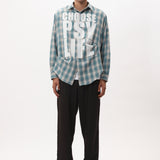 The PSY 4 LIFE LS TUCKED SHIRT available online with global shipping, and in PAM Stores Melbourne and Sydney.