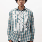 The PSY 4 LIFE LS TUCKED SHIRT available online with global shipping, and in PAM Stores Melbourne and Sydney.