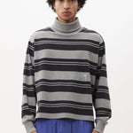The LINES IN TIME STRIPE MOCK NECK LS TOP available online with global shipping, and in PAM Stores Melbourne and Sydney.