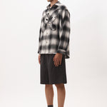 The ALIEN KISS CHECK OVER SHIRT available online with global shipping, and in PAM Stores Melbourne and Sydney.