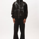 The POST WORK ZIP THRU HOODED SWEAT available online with global shipping, and in PAM Stores Melbourne and Sydney.