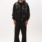 The POST WORK ZIP THRU HOODED SWEAT available online with global shipping, and in PAM Stores Melbourne and Sydney.