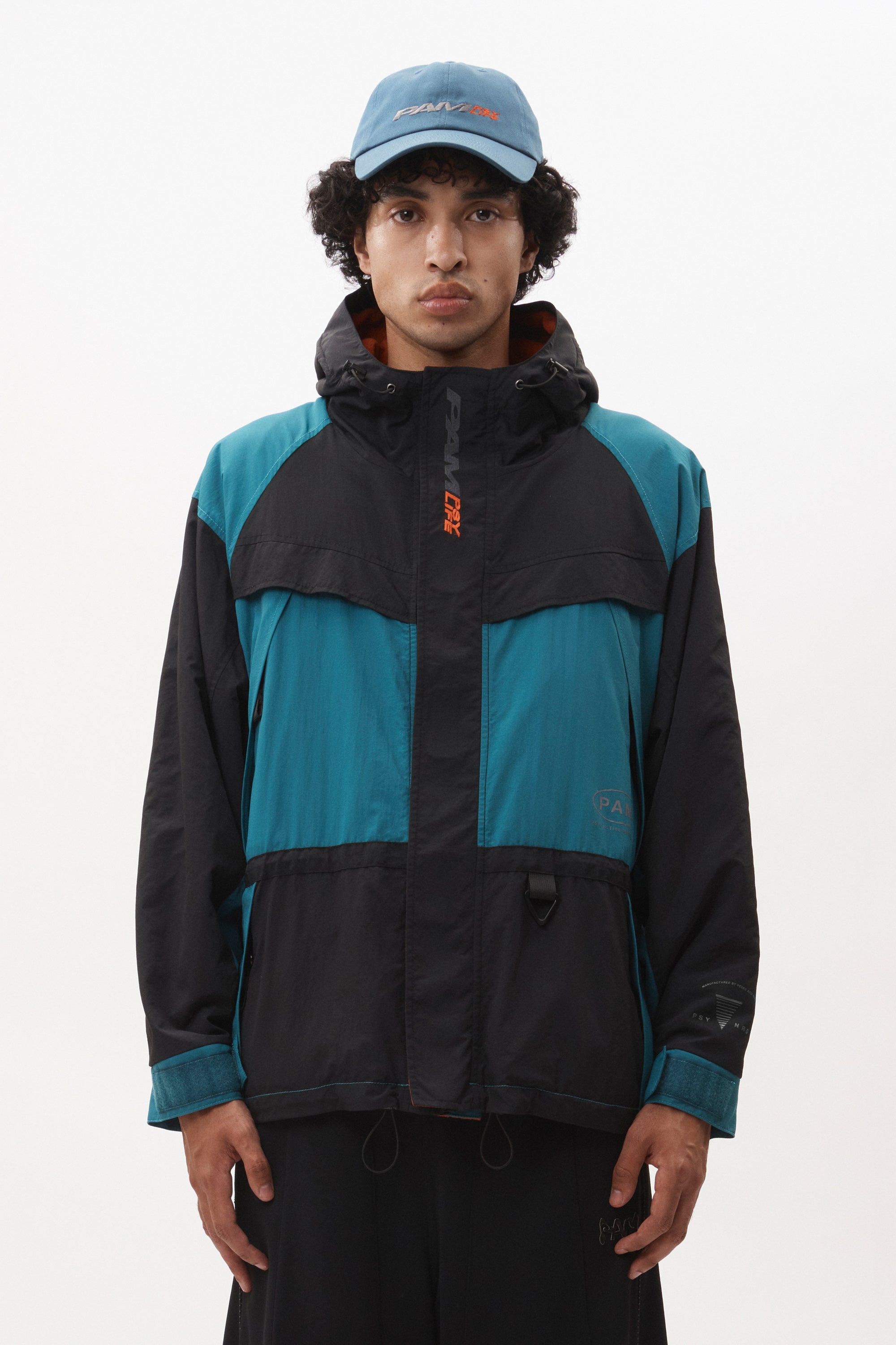 The AUROVILLE SAILING JACKET - BLACK TEAL available online with global shipping, and in PAM Stores Melbourne and Sydney.