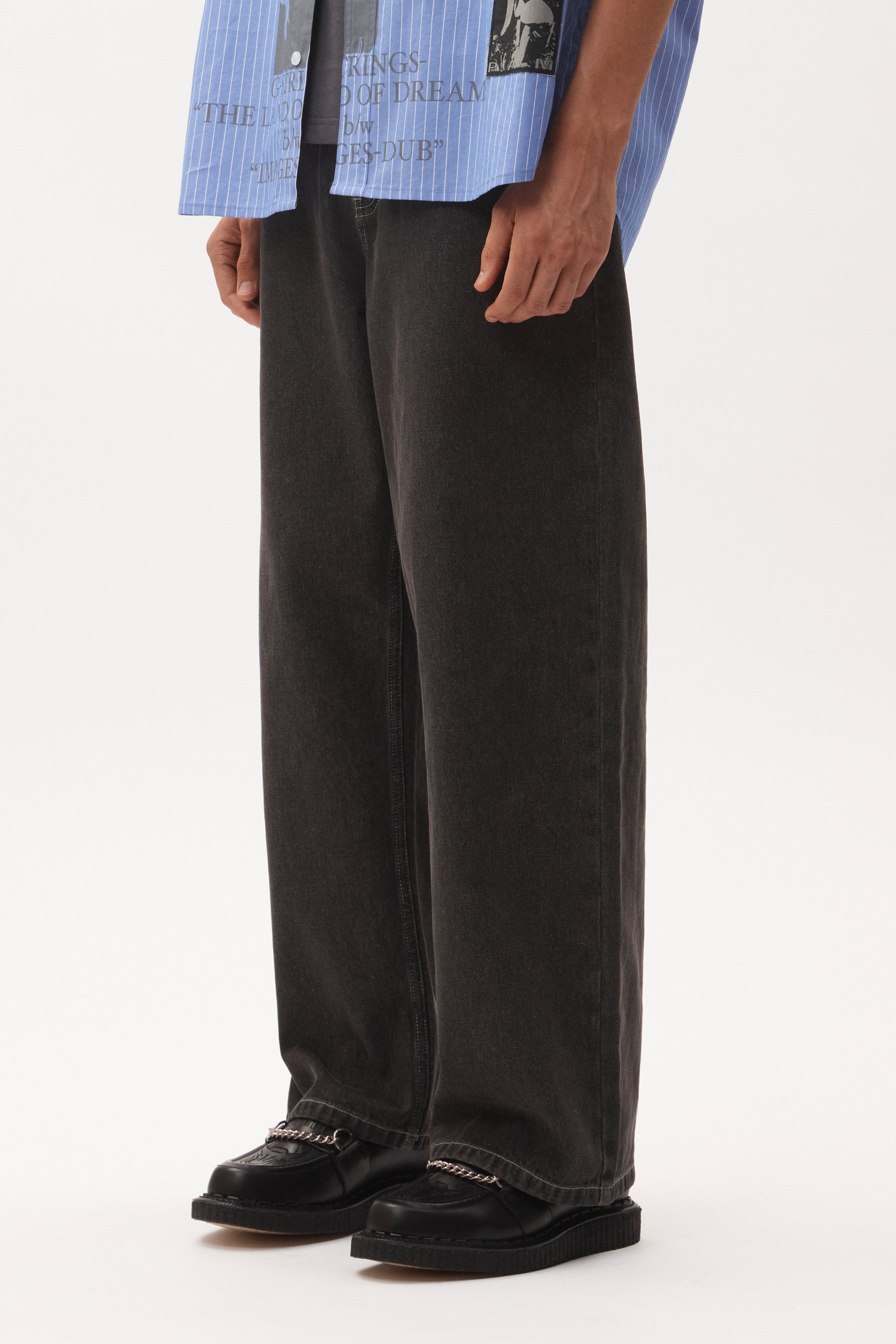 The ALTO JEANS - BLACK WASH available online with global shipping, and in PAM Stores Melbourne and Sydney.