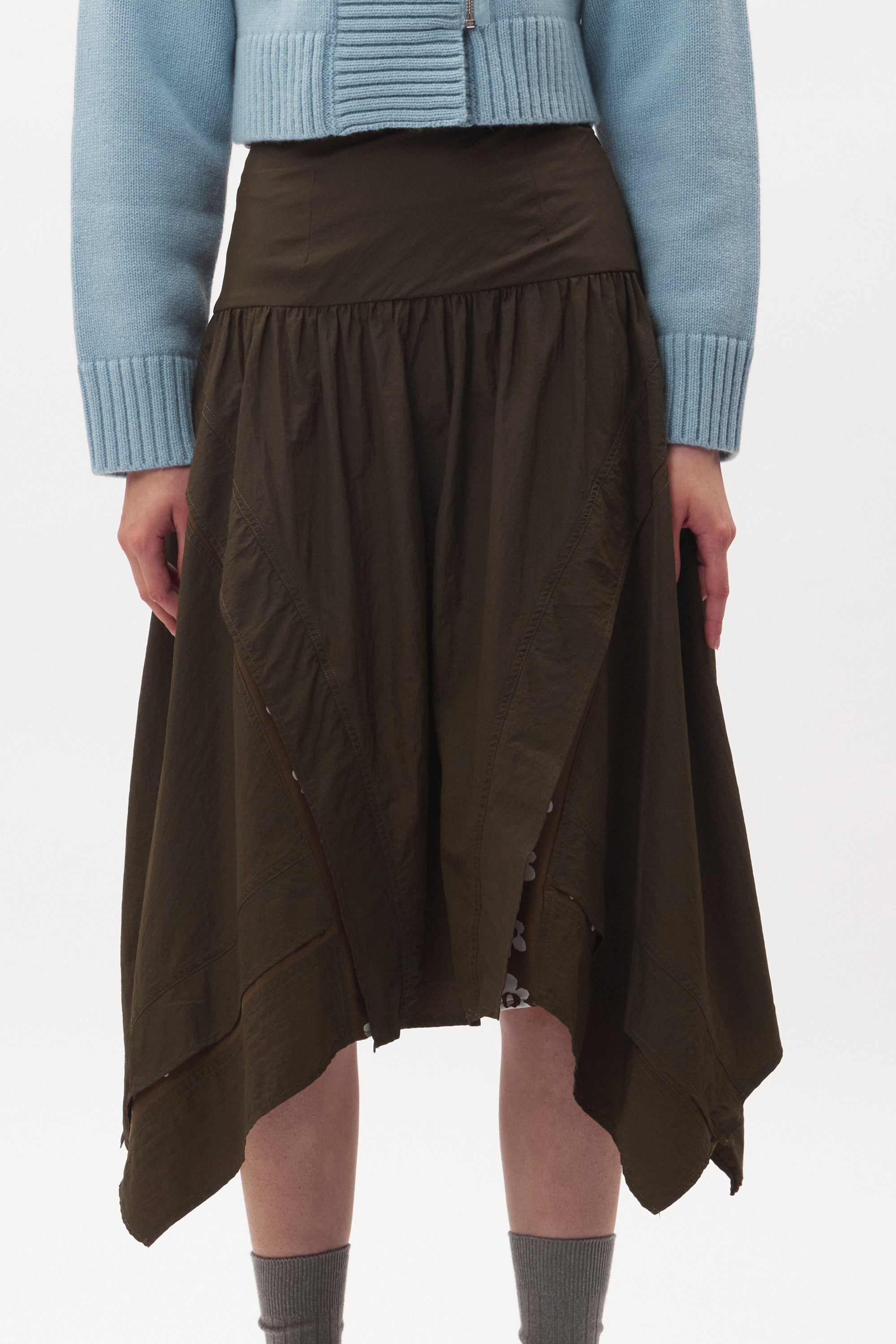 The EDGE OF TIME DROPWAIST SKIRT available online with global shipping, and in PAM Stores Melbourne and Sydney.