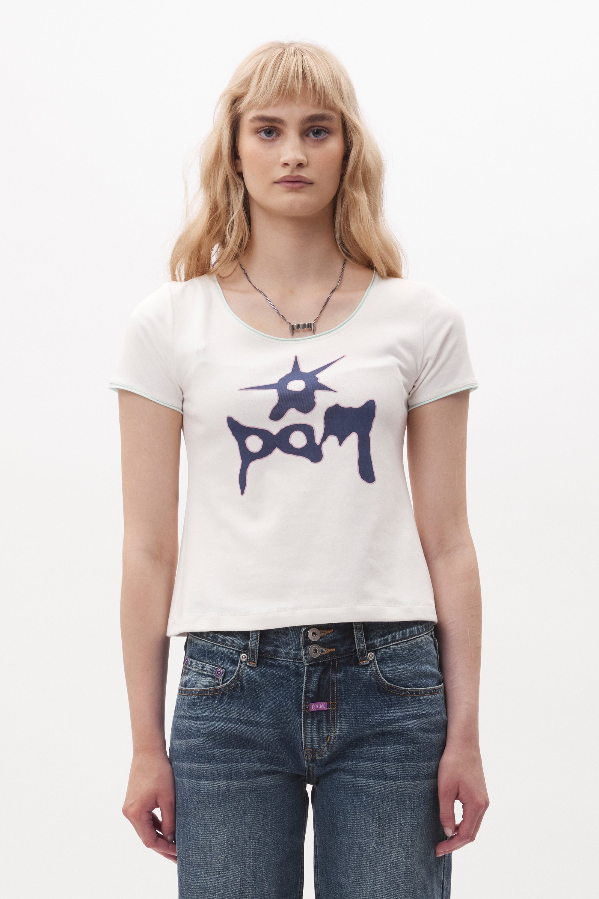 The URCHIN SCOOP NECK TEE available online with global shipping, and in PAM Stores Melbourne and Sydney.