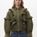 The THISTLE FRILL BOMBER available online with global shipping, and in PAM Stores Melbourne and Sydney.