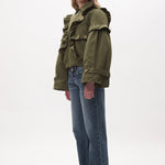 The THISTLE FRILL BOMBER available online with global shipping, and in PAM Stores Melbourne and Sydney.