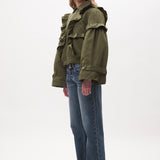 The THISTLE FRILL BOMBER available online with global shipping, and in PAM Stores Melbourne and Sydney.