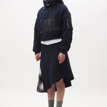 The BODY ELECTRIC CROPPED HOODED PARKA available online with global shipping, and in PAM Stores Melbourne and Sydney.