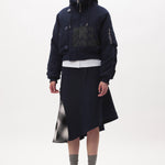 The BODY ELECTRIC CROPPED HOODED PARKA available online with global shipping, and in PAM Stores Melbourne and Sydney.