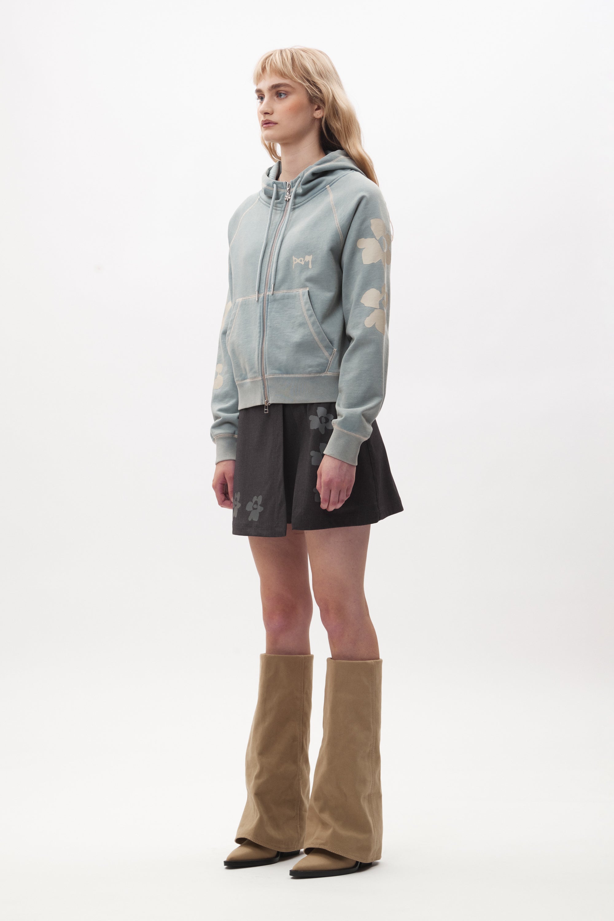 The FALLING STAR CROPPED SWEAT available online with global shipping, and in PAM Stores Melbourne and Sydney.