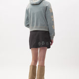 The FALLING STAR CROPPED SWEAT available online with global shipping, and in PAM Stores Melbourne and Sydney.