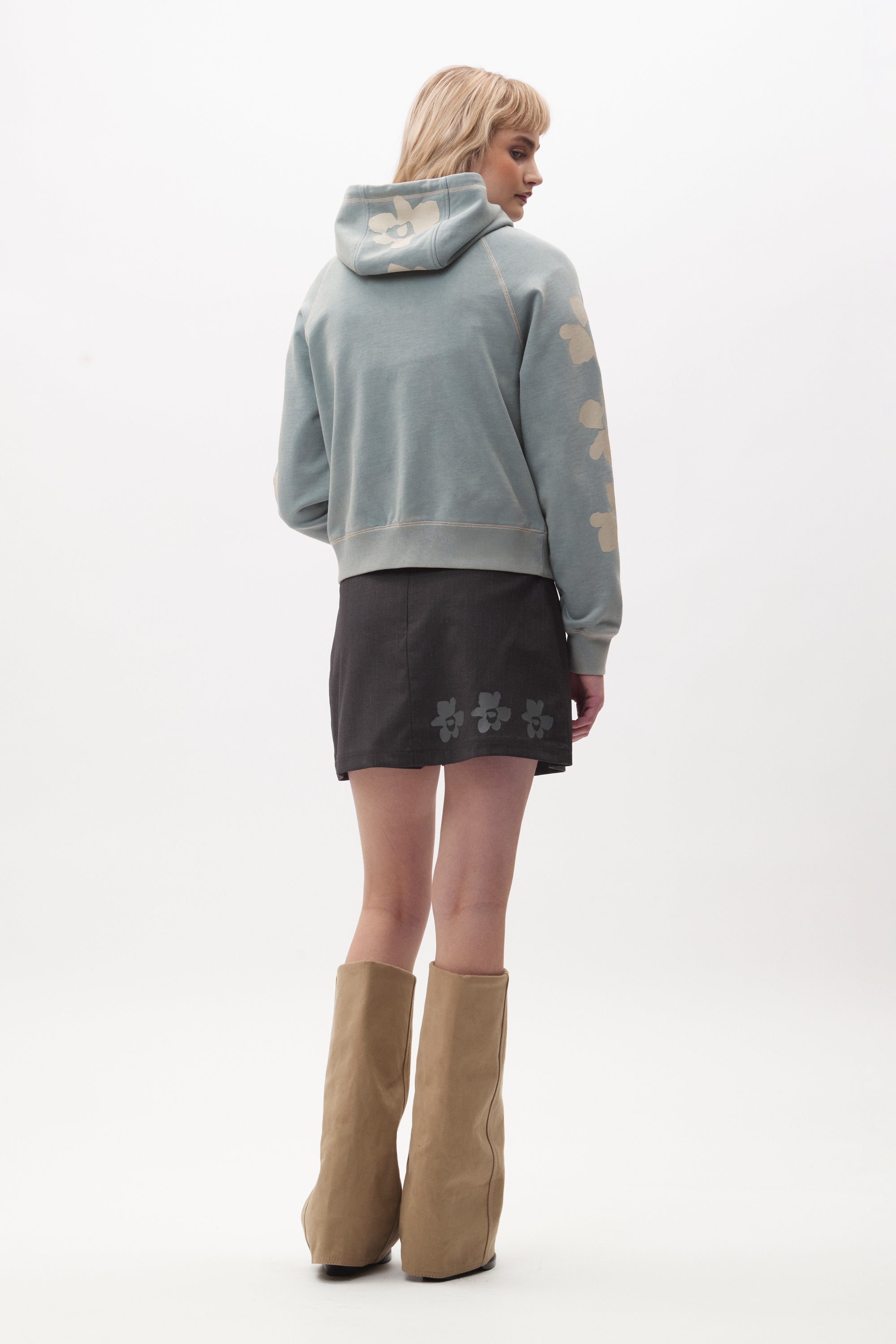 The FALLING STAR CROPPED SWEAT available online with global shipping, and in PAM Stores Melbourne and Sydney.