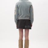 The FALLING STAR CROPPED SWEAT available online with global shipping, and in PAM Stores Melbourne and Sydney.