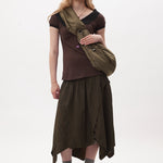 The EDGE OF TIME DROPWAIST SKIRT available online with global shipping, and in PAM Stores Melbourne and Sydney.